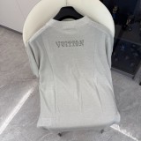 Louis Vuitton Fashion Casual Loose Round Neck Short Sleeve