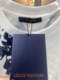 Louis Vuitton Full Logo Print T-shirt Unisex Casual Short Sleeves
