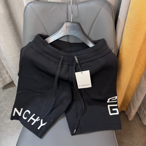 Givenchy Classic Logo Embrodered Shorts Casual Drawstring Pants