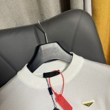 Prada Triangle T-shirt Fashion Casual Short Sleeve
