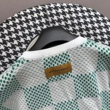 Louis Vuitton Fashion Plaid  Short Sleeve Casual Cotton Knit T-shirt