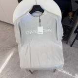 Givenchy New Jacquard Letter Logo T-shirt Casual Crew Neck Knitted Short Sleeve
