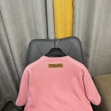Louis Vuitton Fashion Letter Jacquard Knit Short Sleeve Casual Round T-shirt