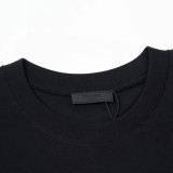 Prada Blue Logo Printed T-shirt Unisex Versatile Casual Short Sleeves