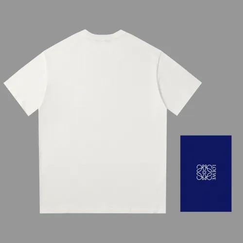 Loewe High Street Embroidery Logo T-shirt Unisex Loose Casual Short Sleeves