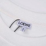 Loewe Panda Embroidery T-shirt Unisex Fashion Casual Short Sleeves Multiple colors