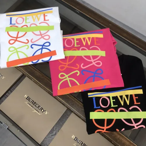 Loewe High Street Logo Print T-shirt Unisex Loose Casual Short Sleeves