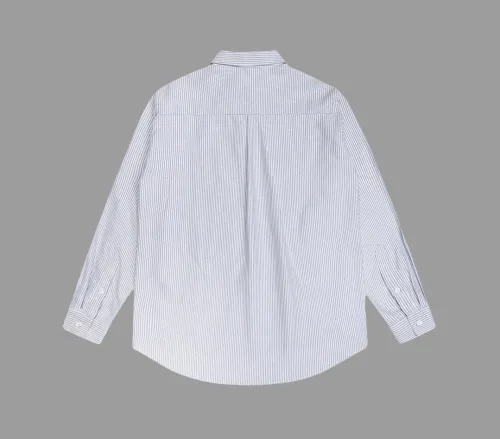 Loewe Classic Leather Logo Pocket Striped Shirt