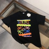 Loewe High Street Logo Print T-shirt Unisex Loose Casual Short Sleeves