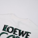 Loewe New Logo Print T-shirt Unisex Fashion Casual Short Sleeves
