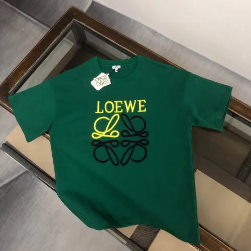 Loewe Heavy Industries Contrast Embroidered Logo T-shirt Unisex Loose Casual Short Sleeves