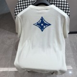 Louis Vuitton Ski Series Letter Logo Jacquard Knitted Short Sleeve T-shirt