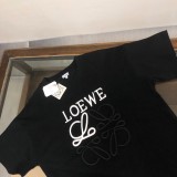 Loewe Heavy Industries Contrast Embroidered Logo T-shirt Unisex Loose Casual Short Sleeves