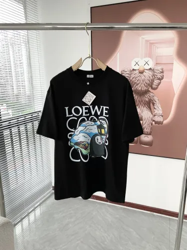 Loewe High Street Logo Printed Short Sleeve Couple Loose T-shirt