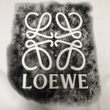 Loewe Foam Logo Print T-shirt Unisex Loose Casual Short Sleeves