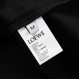 Loewe High Street Embroidered T-shirt Unisex Loose Casual Short Sleeves