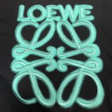Loewe Heavy Industries Embroidered Logo T-shirt Unisex Loose Casual Short Sleeves
