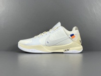 Off-White x Nike ZOOM KOBE 5 Cushioning Actual Combat Men Basketball Sneakers Shoes