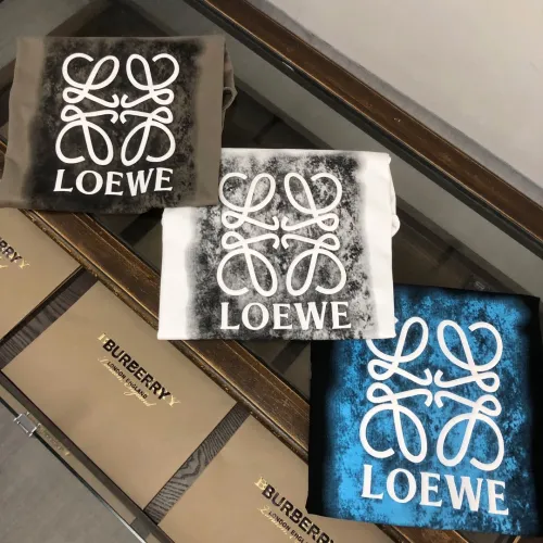 Loewe Foam Logo Print T-shirt Unisex Loose Casual Short Sleeves