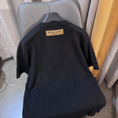 Louis Vuitton Classic Yellow Logo Short Sleeve Simple Casual T-shirt