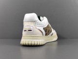 Gucci Re-Web Classic Unisex Sneakers White Brown Fashion Casual Street Sports Board Shoes