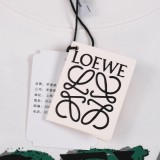 Loewe New Logo Print T-shirt Unisex Fashion Casual Short Sleeves