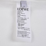 Loewe Embroidery Logo T-shirt Unisex Fashion Casual Short Sleeves