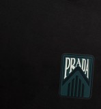 Prada Fashion Logo Print T-shirt Unisex Casual Round Neck Short Sleeve