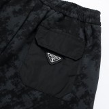 Prada Men's Casual Cotton Shorts Fashion Breathable Drawstring Sports Pants