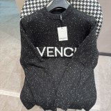 Givenchy Sequin Crew Neck Pullover Casual Fashion Classic Logo Embroidered Sweater Hoodie