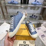 Fendi Domino Unisex Retro Casual Sneakers Street Board Shoes