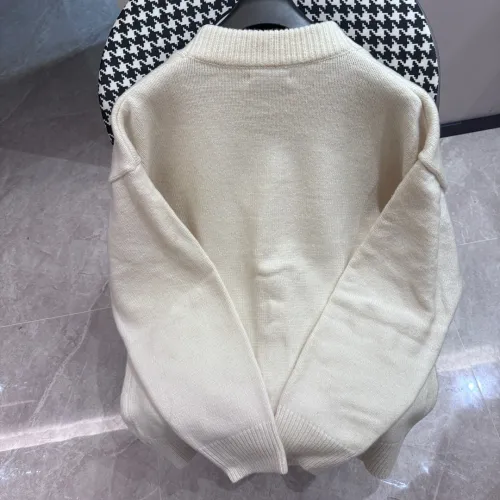 Ami Paris A Heart Logo V-neck Sweater Casual Fashion Pullover Hoodie