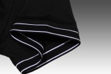 Prada Classic Contrast Polo Collar Short Sleeves