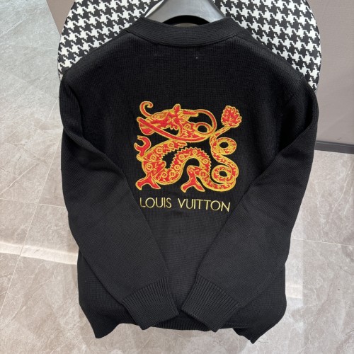 Louis Vuitton Loong Embroidered Sweater Unisex Casual Fashion Pullover Hoodie
