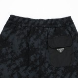 Prada Men's Casual Cotton Shorts Fashion Breathable Drawstring Sports Pants