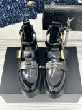 Alexander Wang Fashion Women Boots Casual Alphabet Thick Soled Leather Sandal Shoes