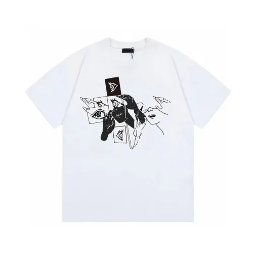 Prada Fashion Printed T-shirt Unisex Versatile Casual Short Sleeves