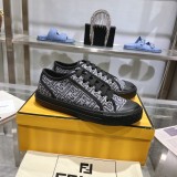 Fendi Domino Unisex Retro Casual Sneakers Street Board Shoes