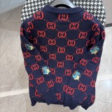 Gucci Cartoon Dinosaur Embroidered Pullover Fashion Casual Hoodie