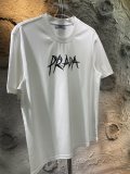 Prada High Street Logo Print Short Sleeve Couple Casual Loose T-shirt