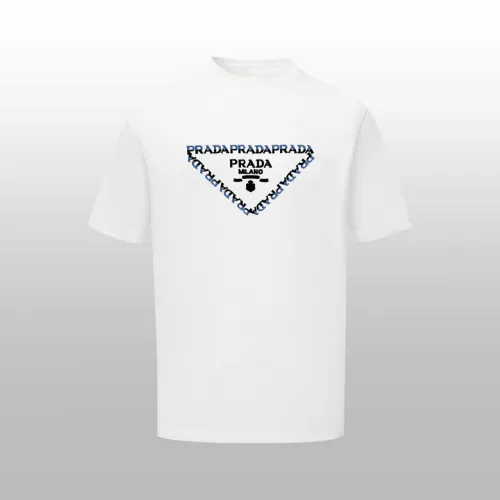 Prada Classic Printed Short Sleeve Couple Casual Round Neck T-shirt