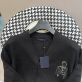 Louis Vuitton New Fashion Knitted Cardigan Casual Solid Sweater Pullover