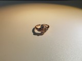 Louis Vuitton Fashion Retro Four-leaf Clover Diamond Setting Ring