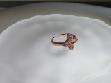 Louis Vuitton Fashion Retro Four-leaf Clover Diamond Setting Ring