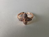 Louis Vuitton Fashion Retro Four-leaf Clover Diamond Setting Ring