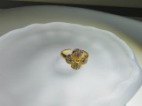 Louis Vuitton Fashion Retro Four-leaf Clover Diamond Setting Ring