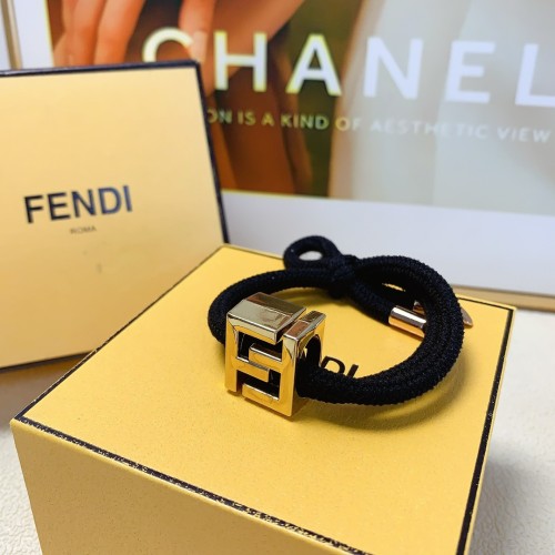 Fendi Stereoscopic Logo Band Fashion Hair Tie