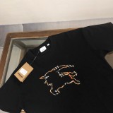 Burberry Classic Warhorse Print Short Sleeved Couple Oversize Cotton T-shirt