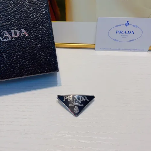 Prada New Fashion Classic Triangle Hair Clips