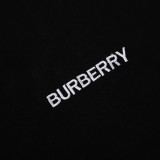 Burberry Embroidered Letter Logo Print T-shirt Unisex Versatile Cotton Short Sleeves